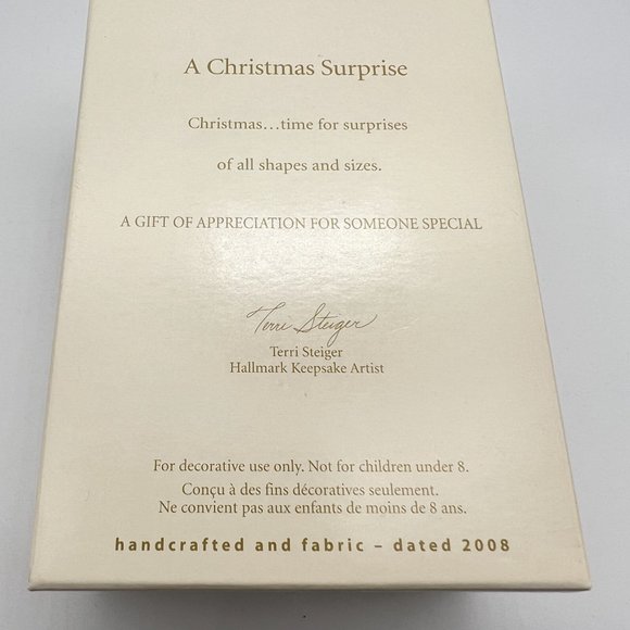 Hallmark Keepsake A CHRISTMAS SURPRISE Ornament VIP Exclusive 2008 - Picture 6 of 9